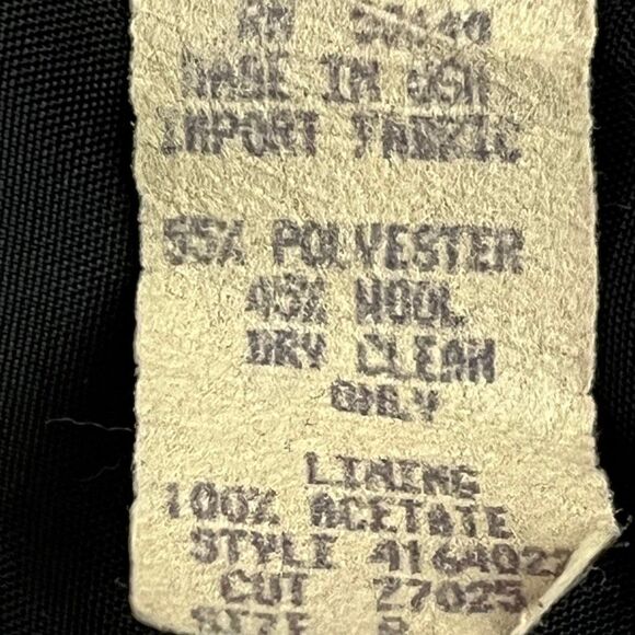 HI Studio Women’s Vintage Black Floral Embroidered Pockets Blazer USA - Picture 6 of 6